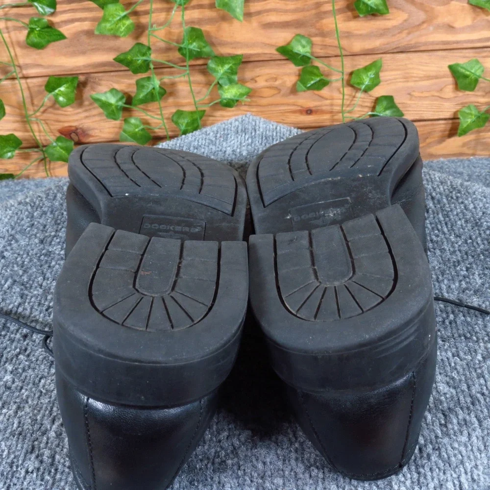 Dockers Gordon Men Casual Cap Toe Oxford‎ Size 11.5 Work Office Black Leather